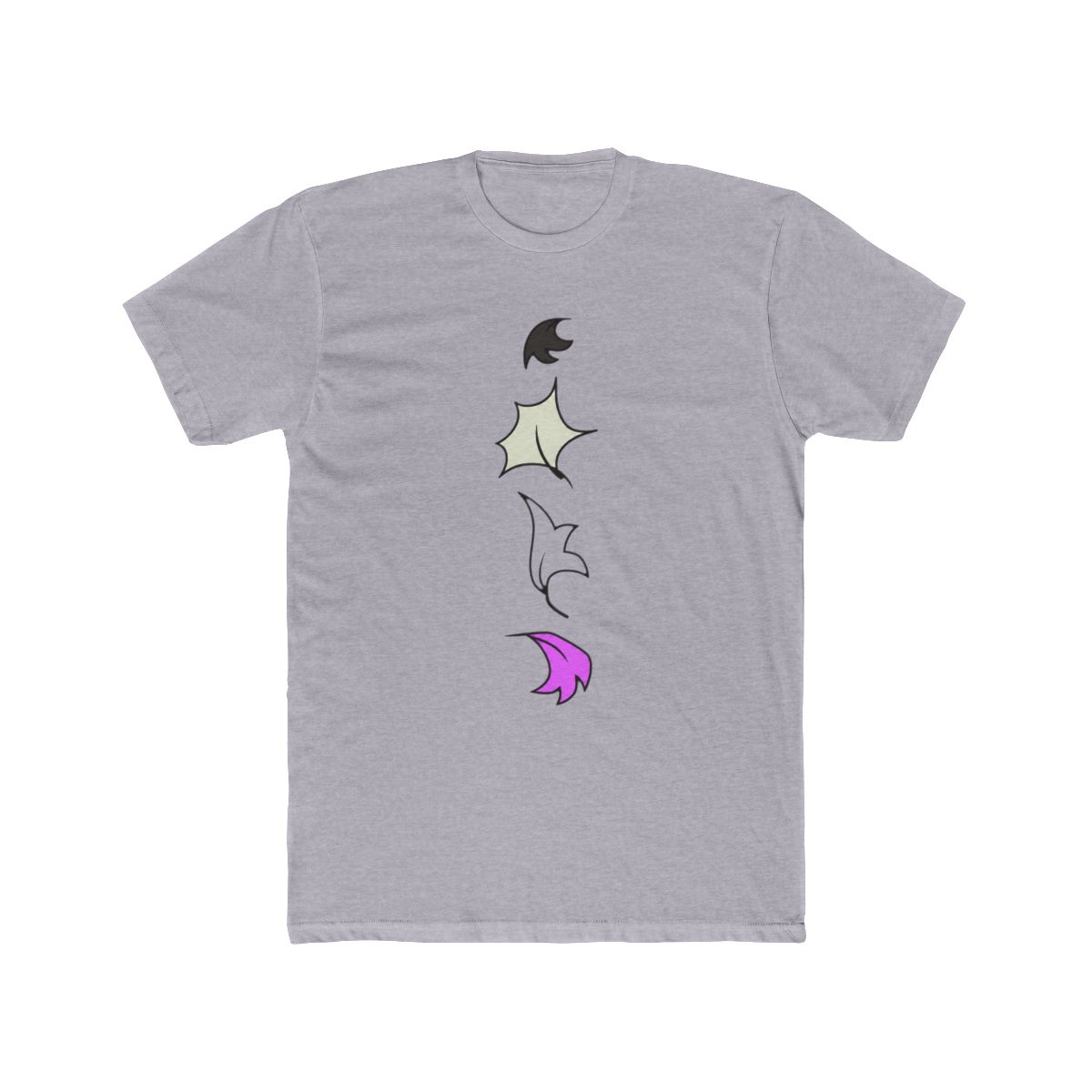 Heartstopper leaves Line - asexual pride T Shirt | Heartstopper Webcomic - alternate angle 4, merchandise
