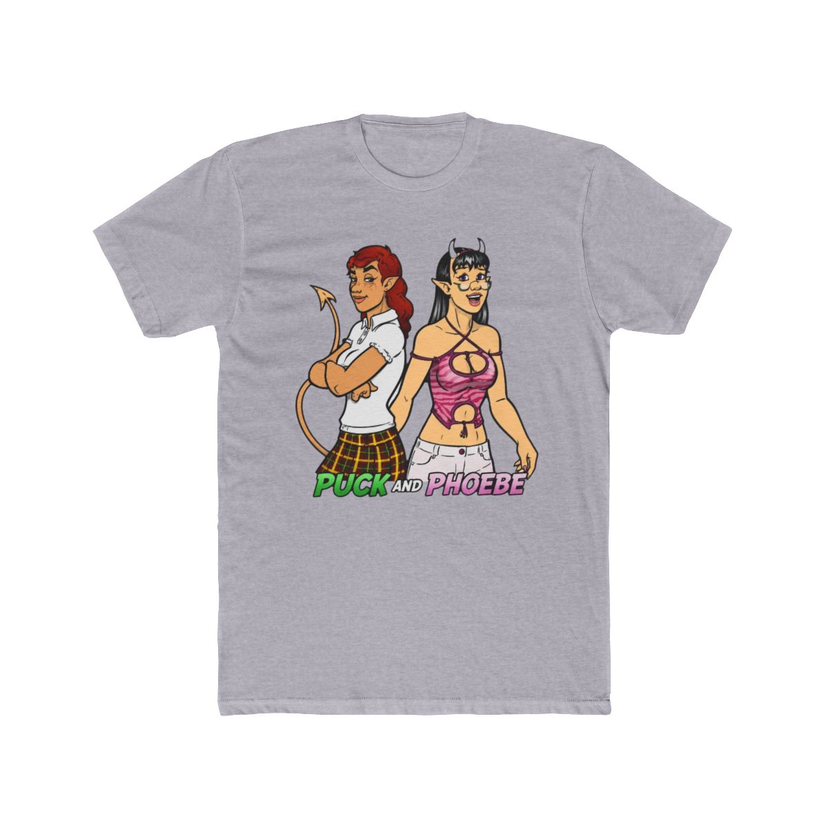 Puck and Phoebe: BFFs T Shirt | Heartstopper Webcomic - alternate angle 5, merchandise