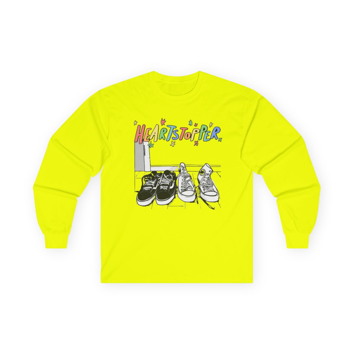 2022 Heartstopper Long Sleeve Merch Long Sleeve Black Pollover Long Sleeves | Heartstopper Webcomic