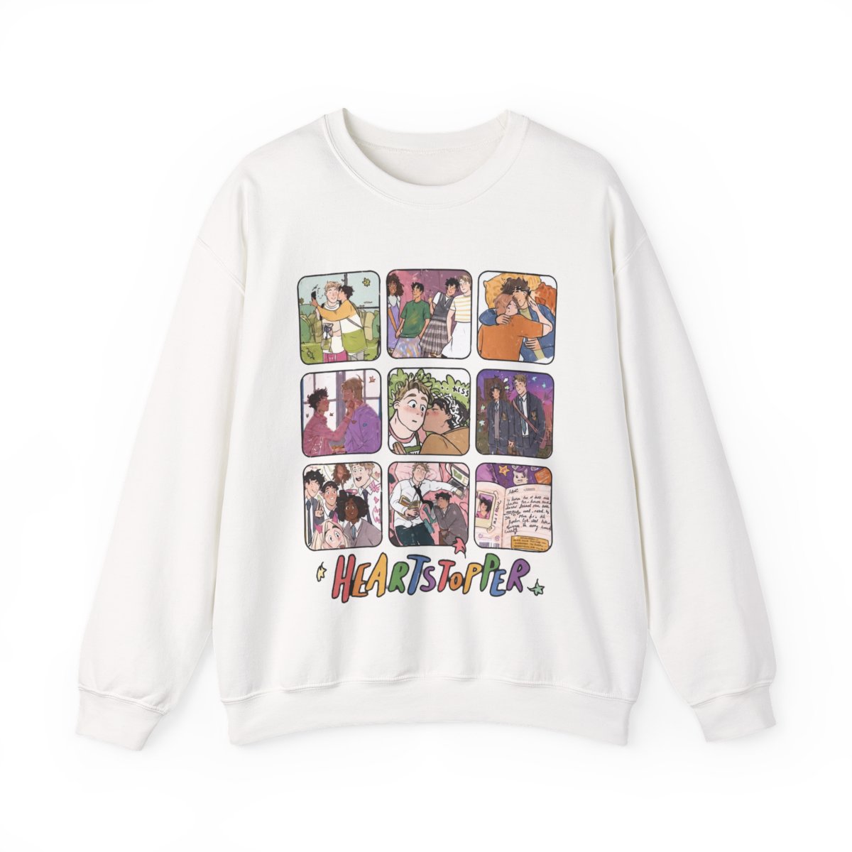 Heartstopper Cute Shirt, Funny Sweatshirts Crewneck - Reallgraphics | Heartstopper Webcomic